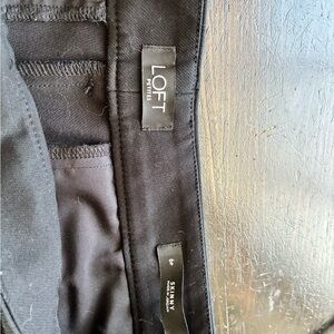 Ann Taylor Black Skinny Pants 6P